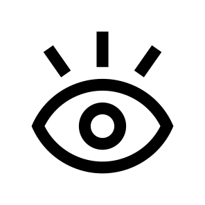 Eye Sight Icon Symbol Vector icon