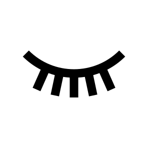 Eyelash Icon Symbol Vector Ui icon