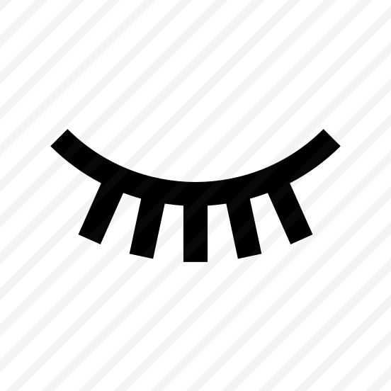 Eyelash Icon Symbol Vector Ui preview