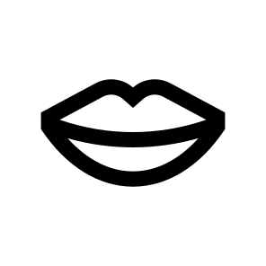 Lips Icon Symbol Vector Ui icon
