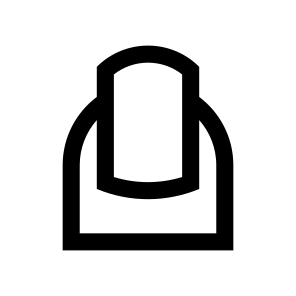 Nail Manicure Icon Symbol Vector icon