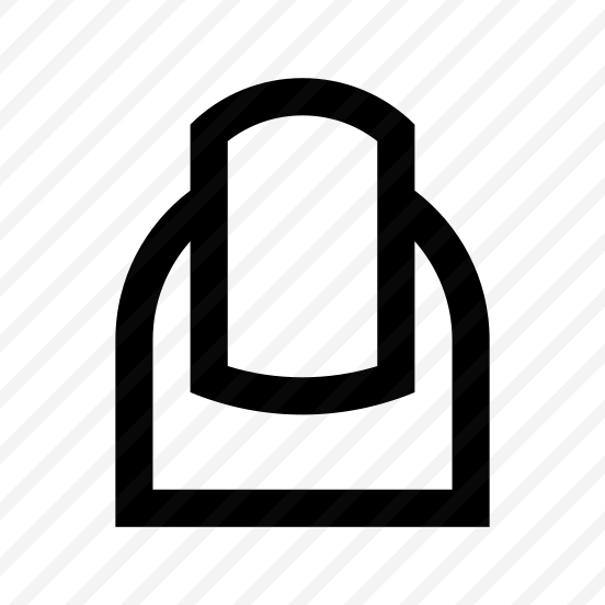 Nail Manicure Icon Symbol Vector preview