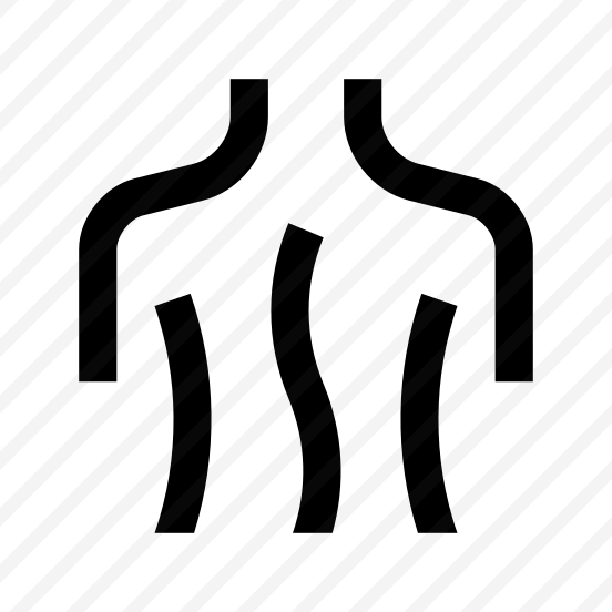 Spine Backbone Curvature Body Icon preview