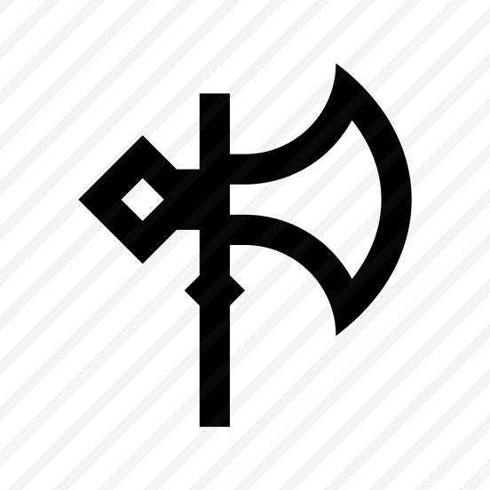 Axe Ancient Ax Poleaxe Steel Arms Weapon Four preview
