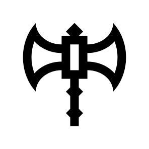 Axe Ancient Ax Poleaxe Steel Arms Weapon One icon