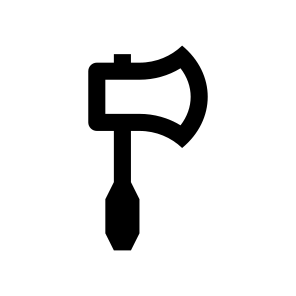 Axe Ax Lumberjack Chopping Wood Six icon