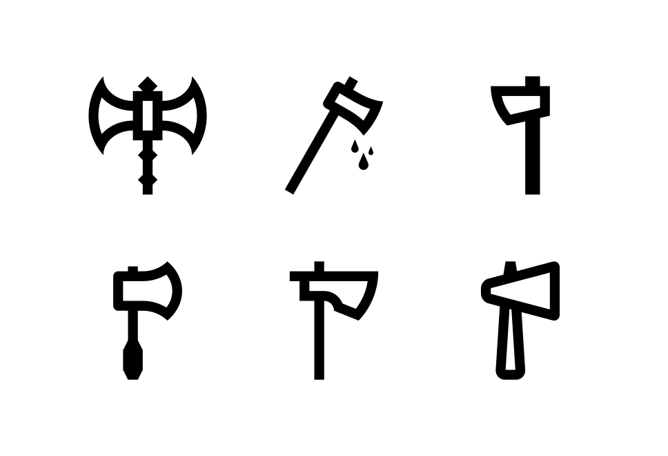 Axes Large Set Preview