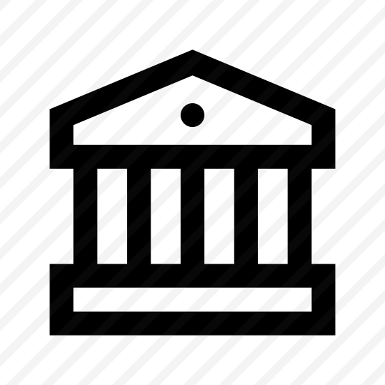 Bank Finance Icon Symbol Vector preview
