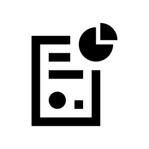 Business Document Financial Report Chart Graph Line icon