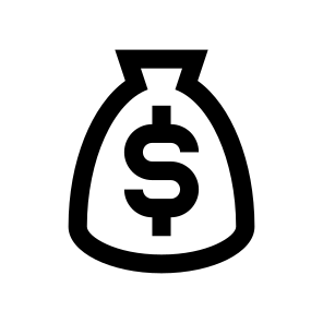 Money Bag Icon Symbol Vector icon