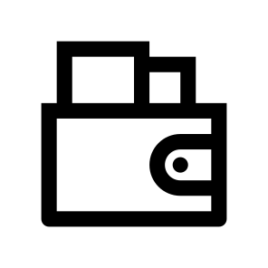Purse Money Icon Symbol Vector icon