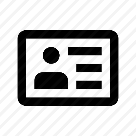 Driver License Icon Symbol Vector preview