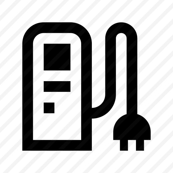 Electric Recharging Station Icon Symbol preview
