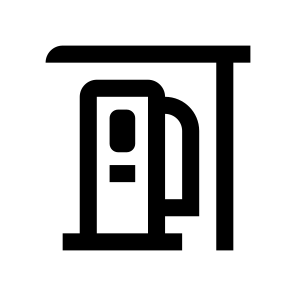 Gas Station Fuel Petrol Icon icon