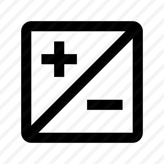 Plus Minus Zoom Icon Symbol preview