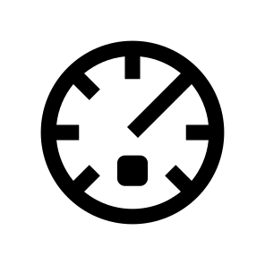 Speedometer Icon Symbol Vector Ui icon
