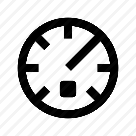 Speedometer Icon Symbol Vector Ui preview