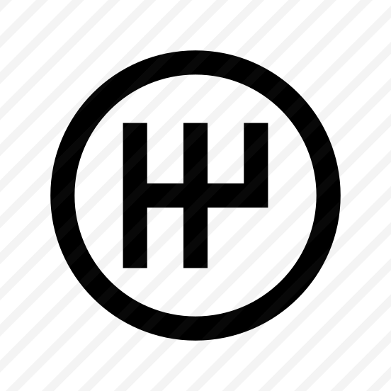 Transmission Gearbox Icon Symbol Vector preview