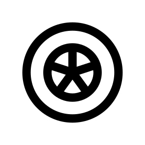 Wheel Icon Symbol Vector Ui icon