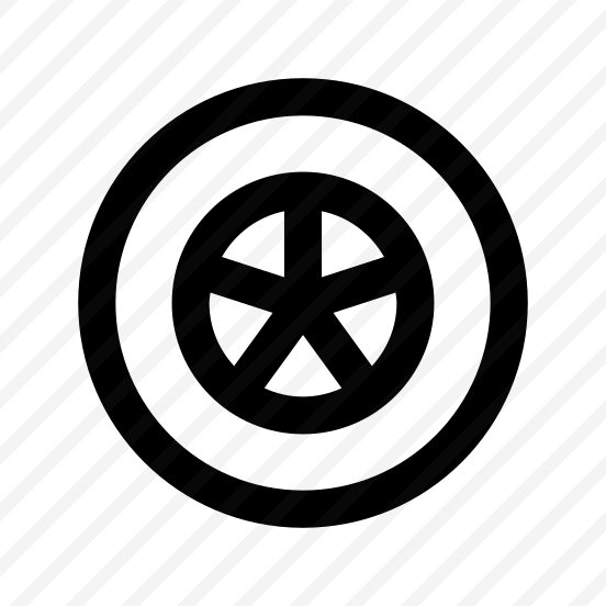 Wheel Icon Symbol Vector Ui preview