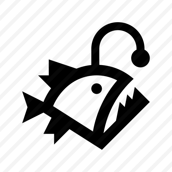 Animal Angler Fish Line Icon preview