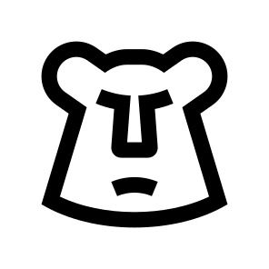 Animal Bear Brown Grizzly Line icon