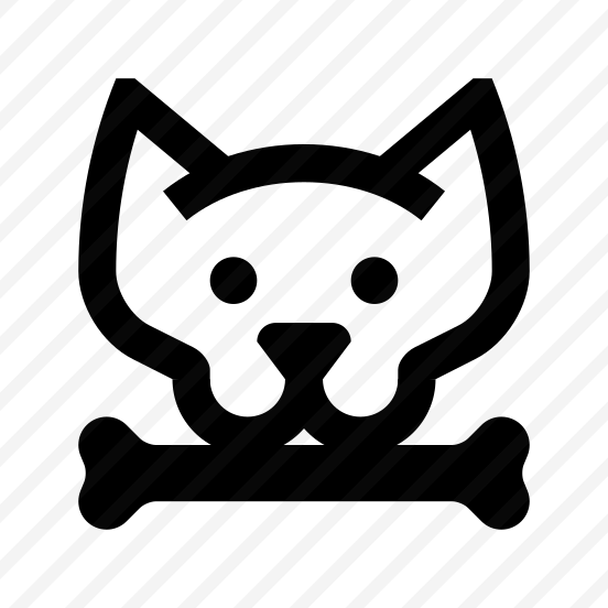 Animal Dogs Bone Nutrition Icon preview
