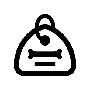 Animal Dogs Dog Keychain Collar icon