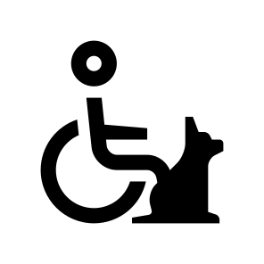 Animal Dogs Guide Dog Disabled Person icon