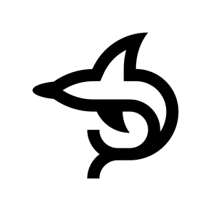 Animal Dolphin Line Icon Symbol icon