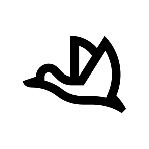 Animal Duck Bird Line Icon icon