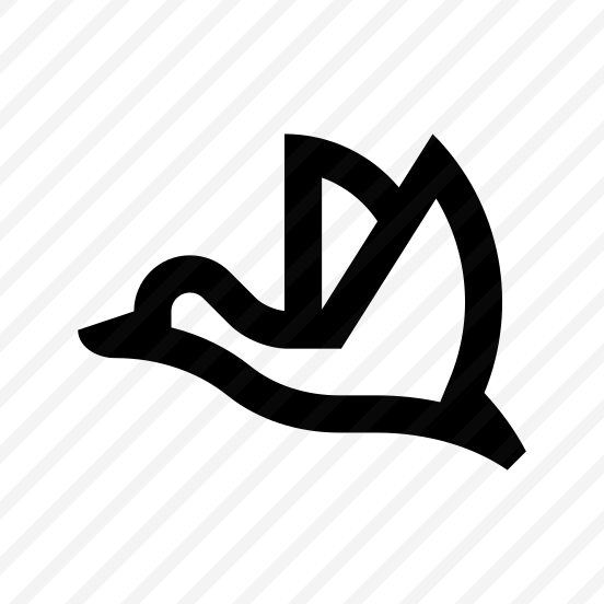 Animal Duck Bird Line Icon preview