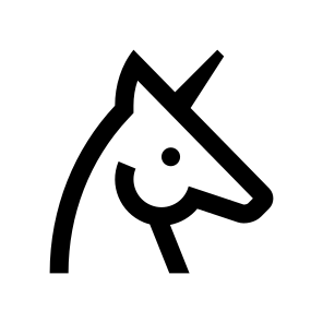 Animal Horse Unicorn Mythical Line icon