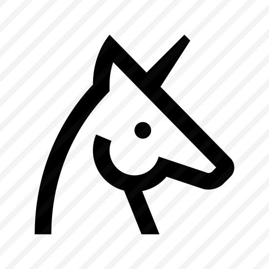Animal Horse Unicorn Mythical Line preview