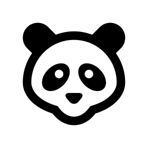 Animal Panda Bear Line Icon icon