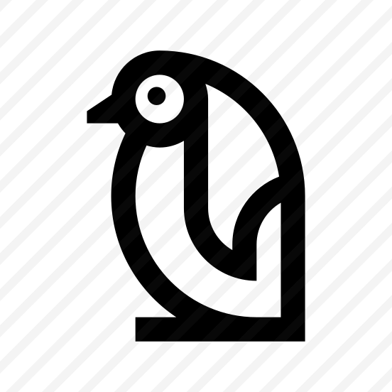Animal Penguin Bird Line Icon preview