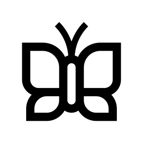 Butterfly Icon Symbol Vector Ui icon