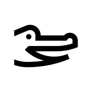 Crocodile Croc Icon Symbol Vector icon