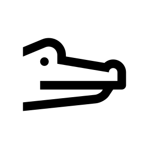 Crocodile Croc Two Icon Symbol icon