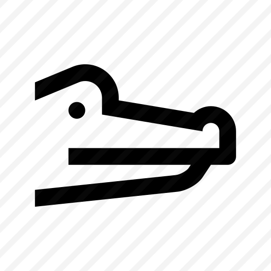 Crocodile Croc Two Icon Symbol preview