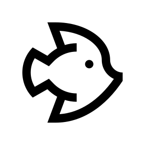 Fish Four Icon Symbol Vector icon