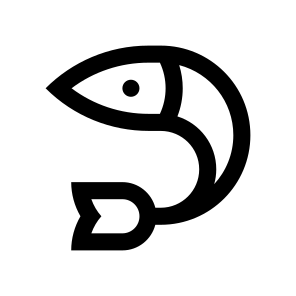 Fish Icon Symbol Vector Ui icon