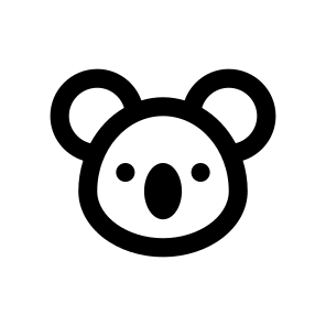 Koala Icon Symbol Vector Ui icon