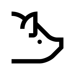 Pig Piggy Two Icon Symbol icon