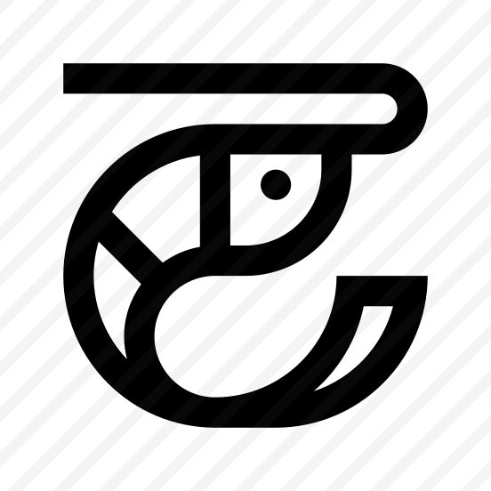Shrimp Icon Symbol Vector Ui preview