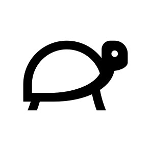 Turtle Tortoise Icon Symbol Vector icon
