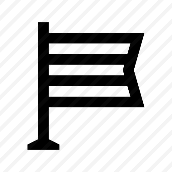 Flag Banner Flagpole Seven Line preview