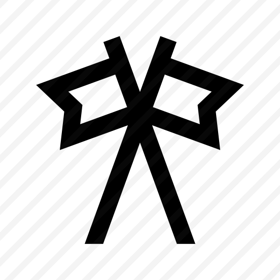 Flags Banners Flagpole Two Line preview