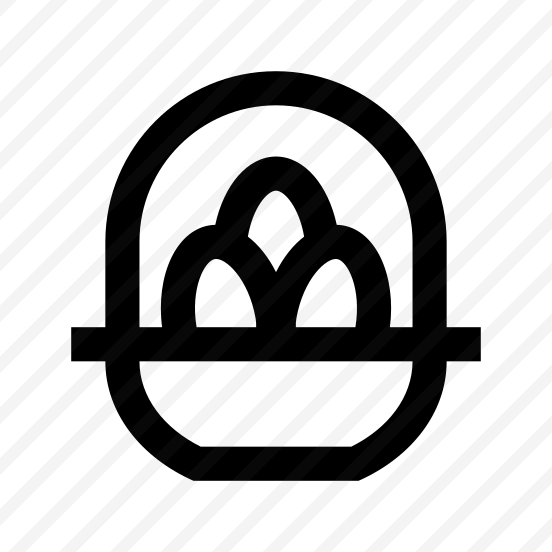 Easter Basket Eggs Two Line preview