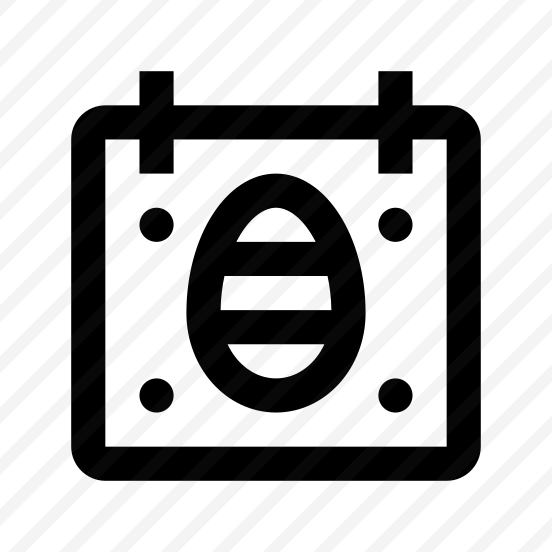 Easter Calendar Event Date Line preview